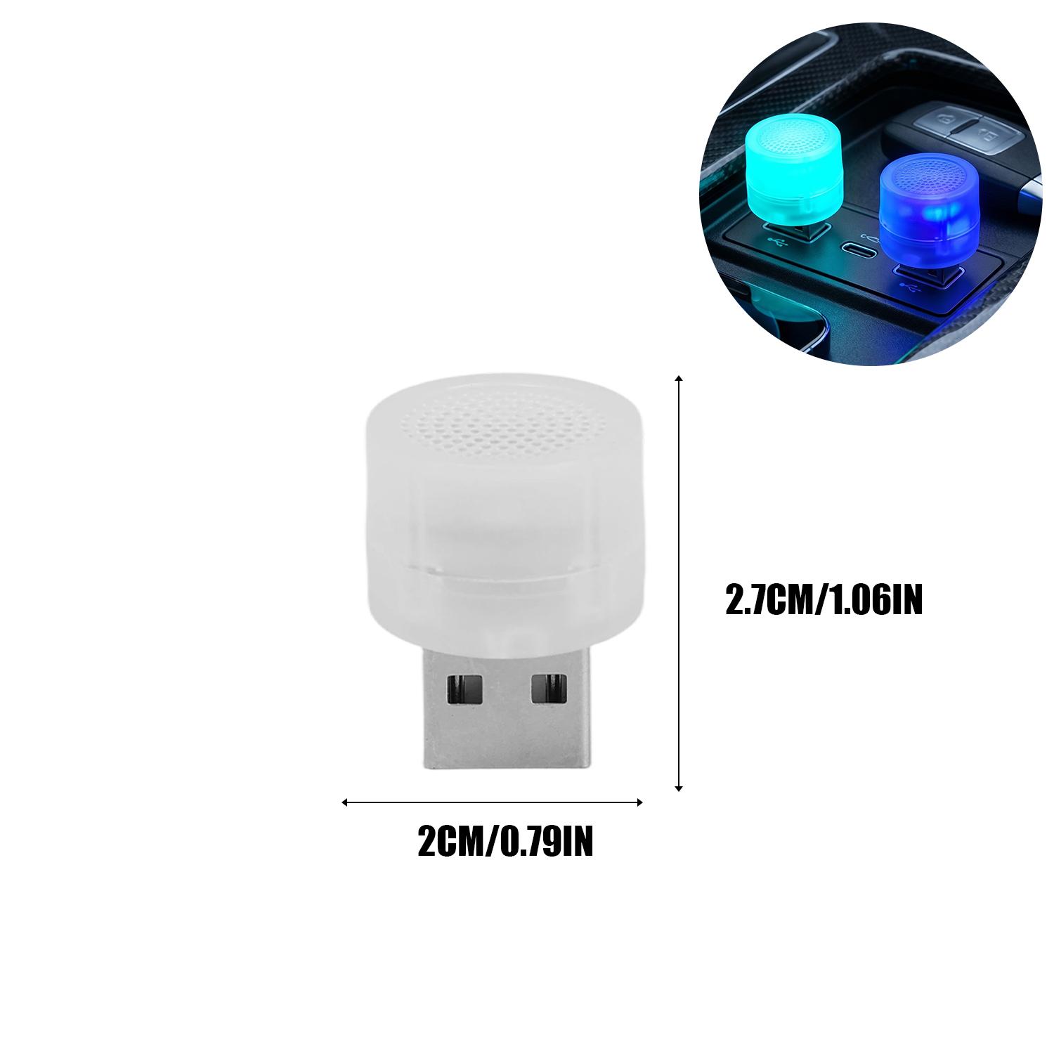 

Car LED Atmosphere Lamp Dynamic Lighting RGB Waterpoof Interior Ambient Light Automatic Color Change USB Plug&Play Decor Lamp