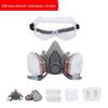 6200 Full-Face Gas Mask for Dustproof Grinding, Spray Painting, and Chemical Protection