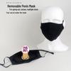 Interchangeable Outdoor Kinky Gag Mask & Invisible Ball SM Set for Adults