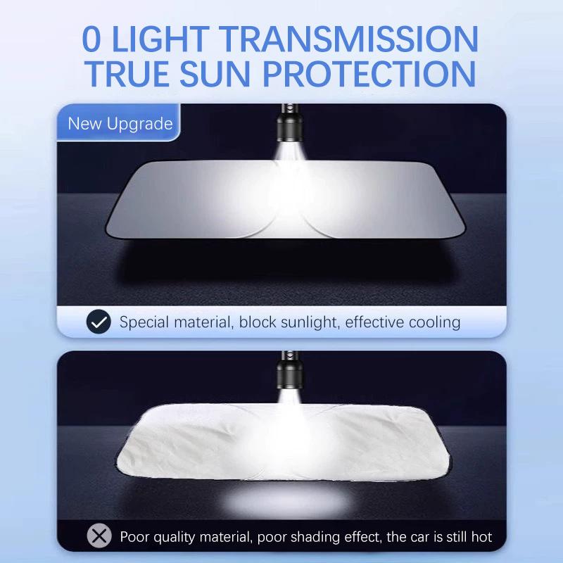 Car Windshield Sun Shade Covers Front Window Sunscreen UV Parasol For Land Rover Defender 110 90 130 Summer Car AccessoriesWindshield Sunshades 1