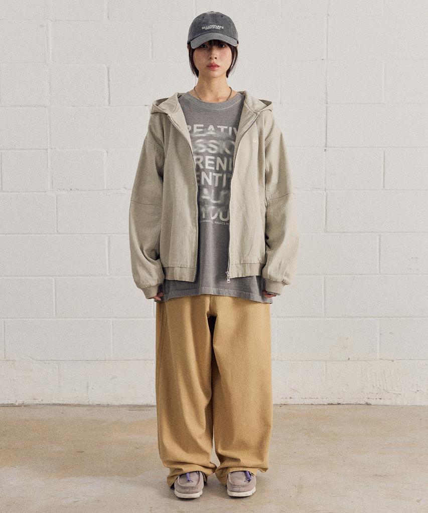 Filluminate Washed Active Hooded Jacket - Grey