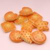 10/100pcs Kawaii Cookie Simulation Food Art Supply Flatback Cabochon DIY Dollhouse Craft Decoration Miniatures