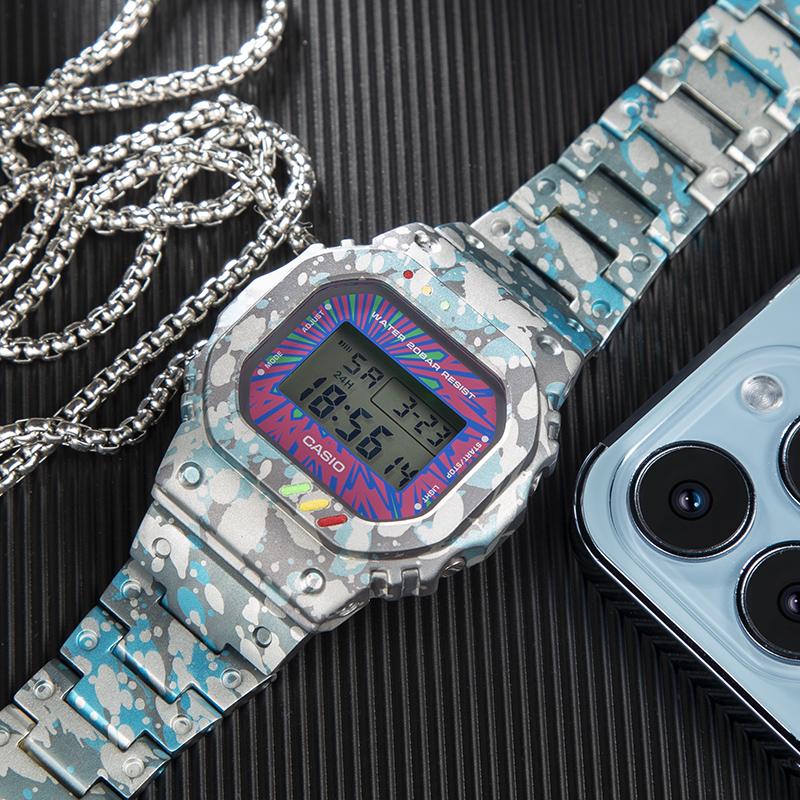 CASIO Unisex G-SQUAD Series Watch DW-5600DN-7(Team788--)
