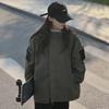 Hooded jacket men's and women's autumn new young and young couples' trendy fake two-piece coat trendy outdoor charge