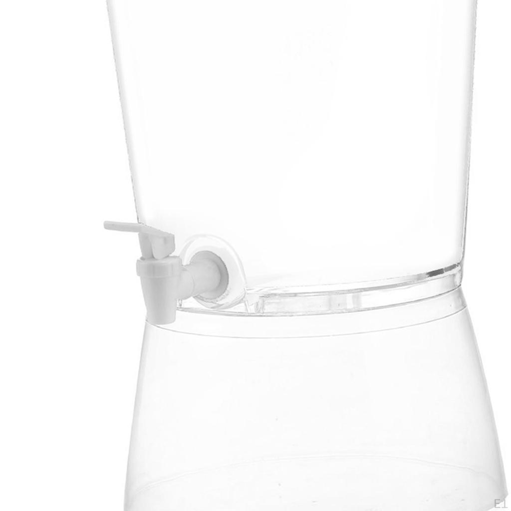 Pojemnik na napoje, bufet 9 l, z pokrywką, szczelnie zamykany stojak na butelki. Przezroczysty pojemnik do przechowywania