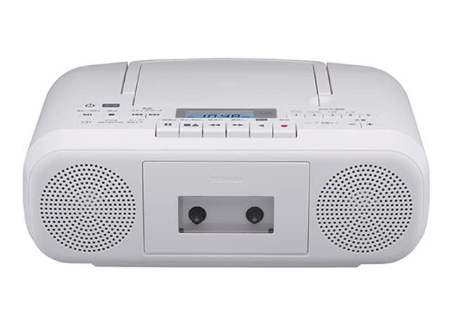 Toshiba TY-CDS8(W) CD Radio Cassette Recorder (White)