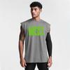 Muscleguys Herren Fitness Ärmelloses T-Shirt Weste Lose Rundhals Lauftraining Bottoming Sweatshirt