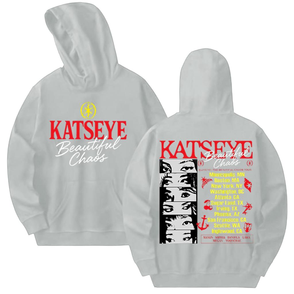 Women's Fashionable Casual Hooded Long Sleeved Printed Sweatshirt