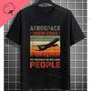 Funny Aerospace Engineer Graphic Tshirt with Crazy Enough To Blast You Into Space Slogan Pure Cotton Short Sleeve Casual Tee