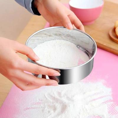 Thickened Stainless Steel 60 Mesh Flour and Noodle Sieve for Ultra-Fine Filtering