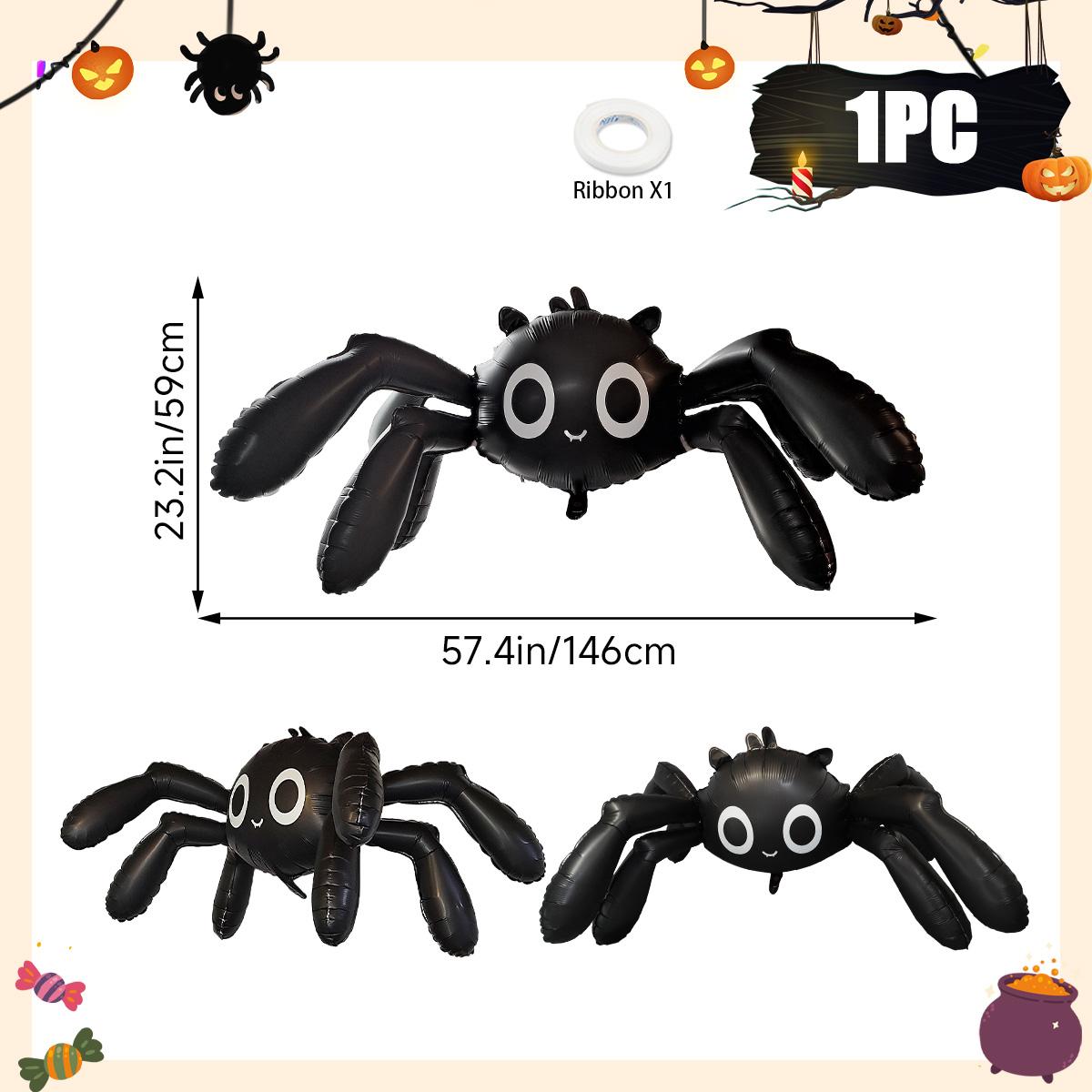 

1 шт. супер большой 4d милый паук алюминиевая фольга воздушный шар ужас Хэллоуин вечеринка украшения принадлежности Other