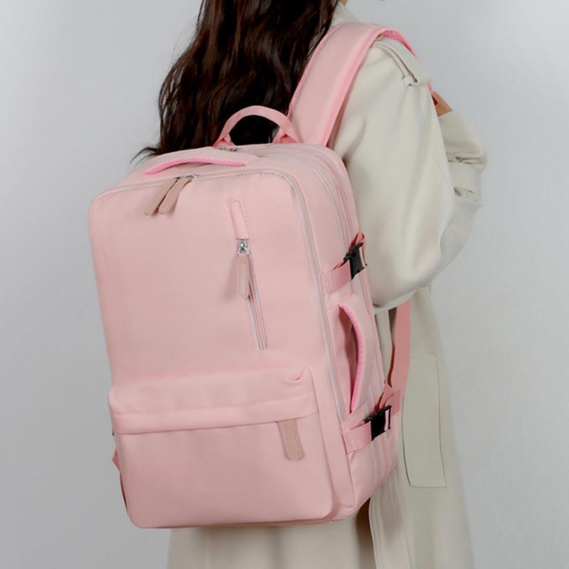 2025 New Waterproof Travel Backpack Large-Capacity Multi-Functional USB Computer Business Bag Macaron Backpack Lightweight Expandable Schoolbag