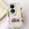 For Honor X7b Cute Panda Rabbit Cartoon Case HonorX7b X 7B 4G CLK-LX1 LX2 LX3 Camera Protective Soft Silicone Phone Cases