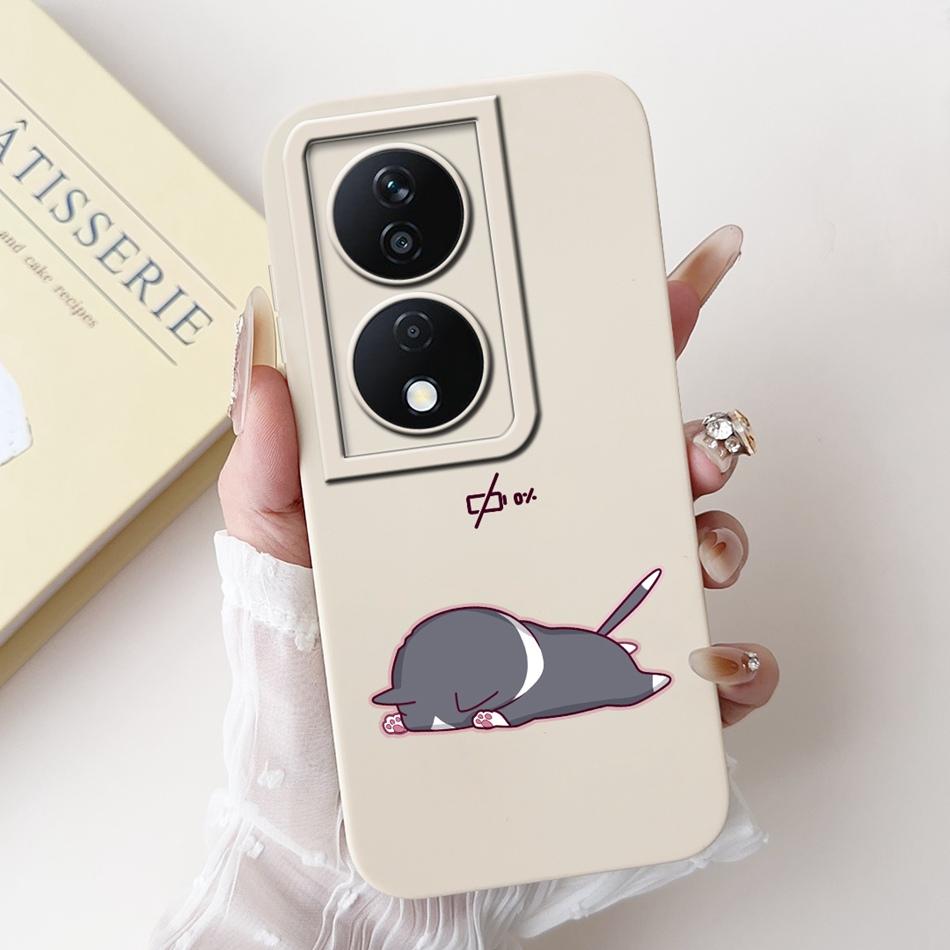 For Honor X7b Cute Panda Rabbit Cartoon Case HonorX7b X 7B 4G CLK-LX1 LX2 LX3 Camera Protective Soft Silicone Phone Cases