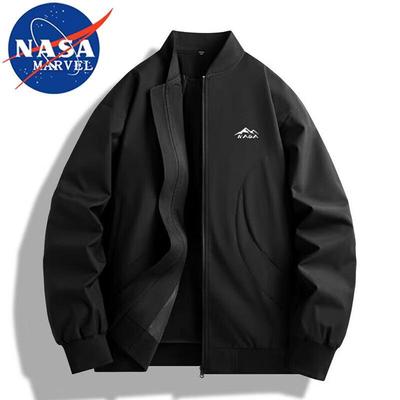 NASA MARVEL Loose Fit Stand Collar Jacket