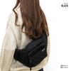 Waist Waist Hip For Women and Going Black [Aventura] Bag, Pouch, Bag, Large, Men, Travel, Commuting, School, Out, Festivals, Adults, Students,