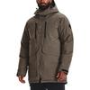 Under Armour Embroidered Letter Zip Hooded Down Jacket Men Outerwear Brown 1375450-366