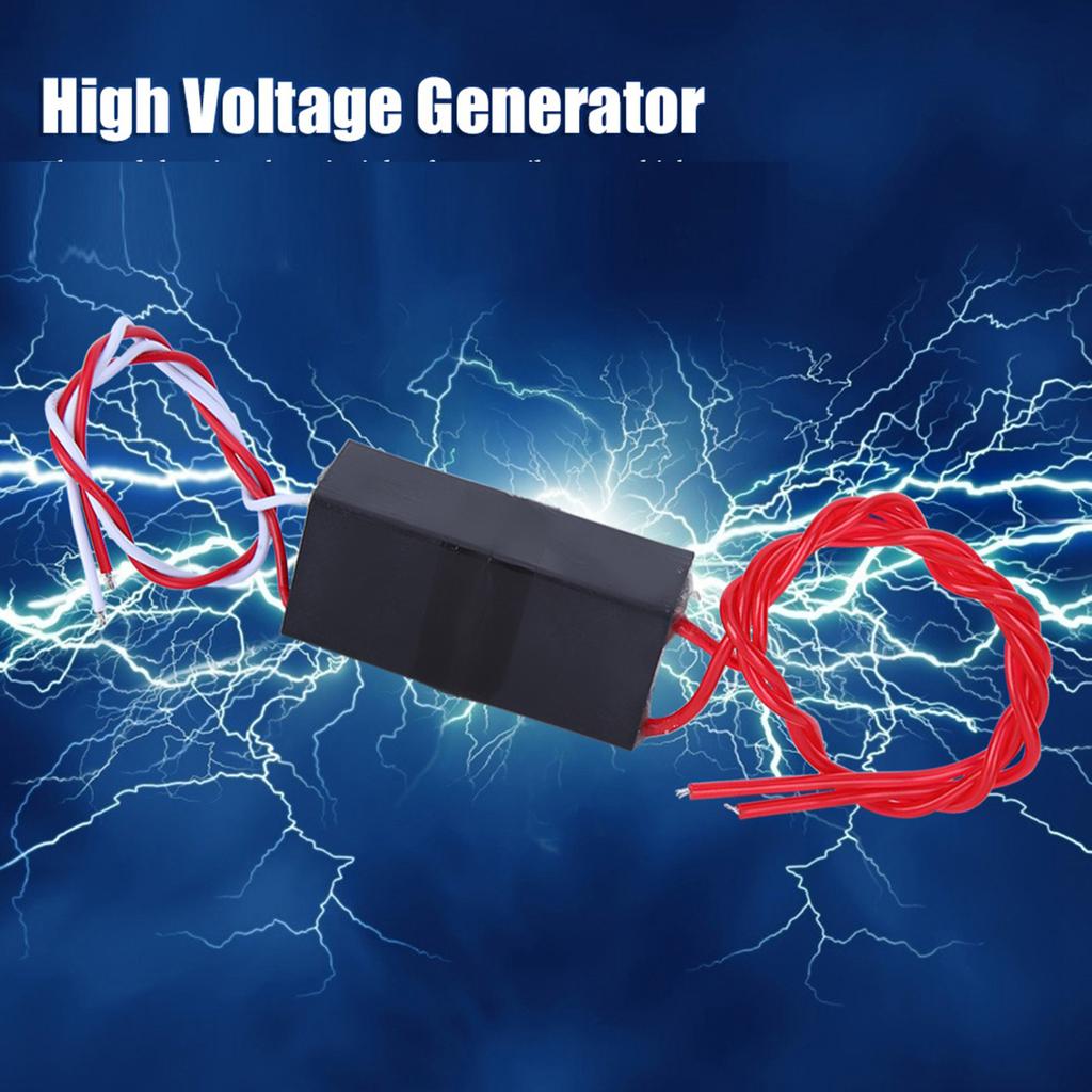 DC 6‑12V 800KV Négyszögletes Nagyfeszültségű Generátor Impulzusos Gyújtótekercs Modul Tartozék