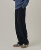 ANALOG MOOD Double-Pleat Wide Winter Slacks (Navy)