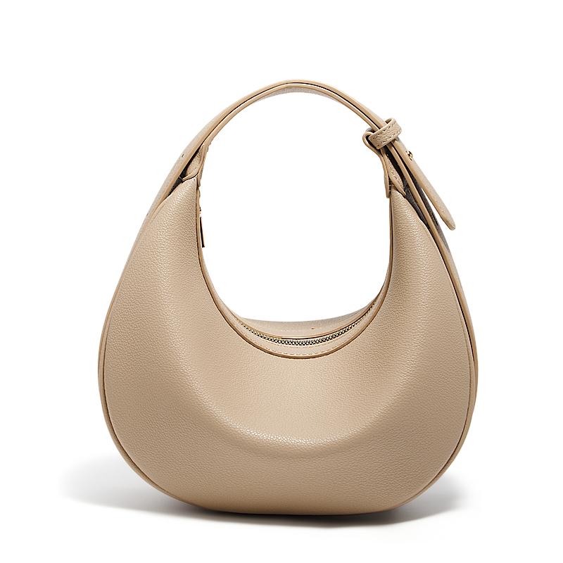 

FOXER Women s Shoulder Bag PU Leather New Lady Crescent Underarm Bag Fashion Minimalist Crossbody Bag for Daily Casual Outfit