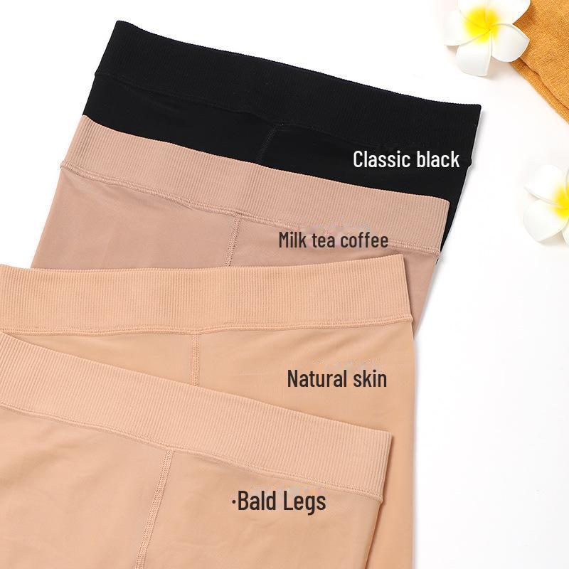 Collant Trasparenti Donna Bonas Anti-Strappo e Anti-Caduta - Nero/Nudo, Taglia L