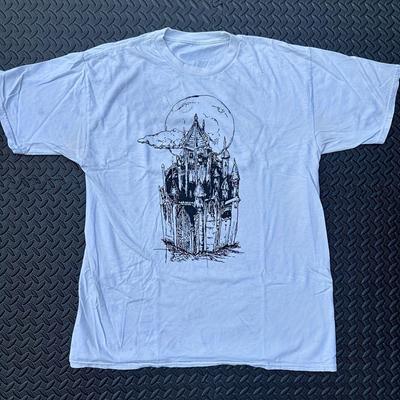 Lil P Eep Lil Tracy Castles White T-shirt Merchandise Gothic Rap Featuring The Iconic Castle Lo