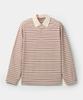 Kueo Multicolor Striped Polo Shirt (Red)