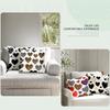 Leopard Print Heart Pillowcase Bedroom Sofa Cushion Cover 100% Polyester Living Room Cushion Pillowcase Home Comfortable Decor