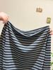 Women's Striped One-Shoulder Long-Sleeve Top - 2025 Spring/Autumn Slim Fit Korean Style
