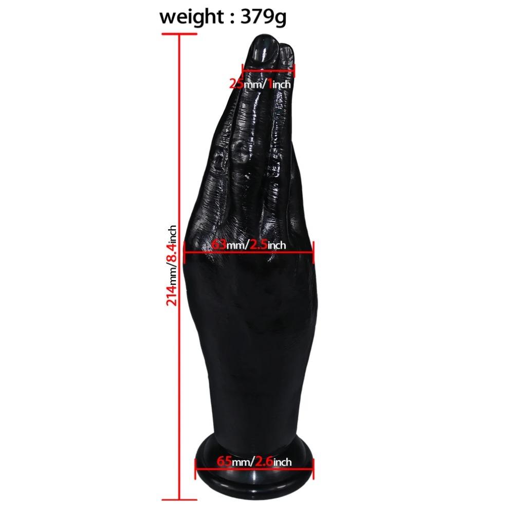 Erotische Hand Palm Faust Dildo Erwachsene Sex Spielzeug Anal Butt Plug Masturbadores Para Hombre Prostata-massagegerät für Mann Homosexuell