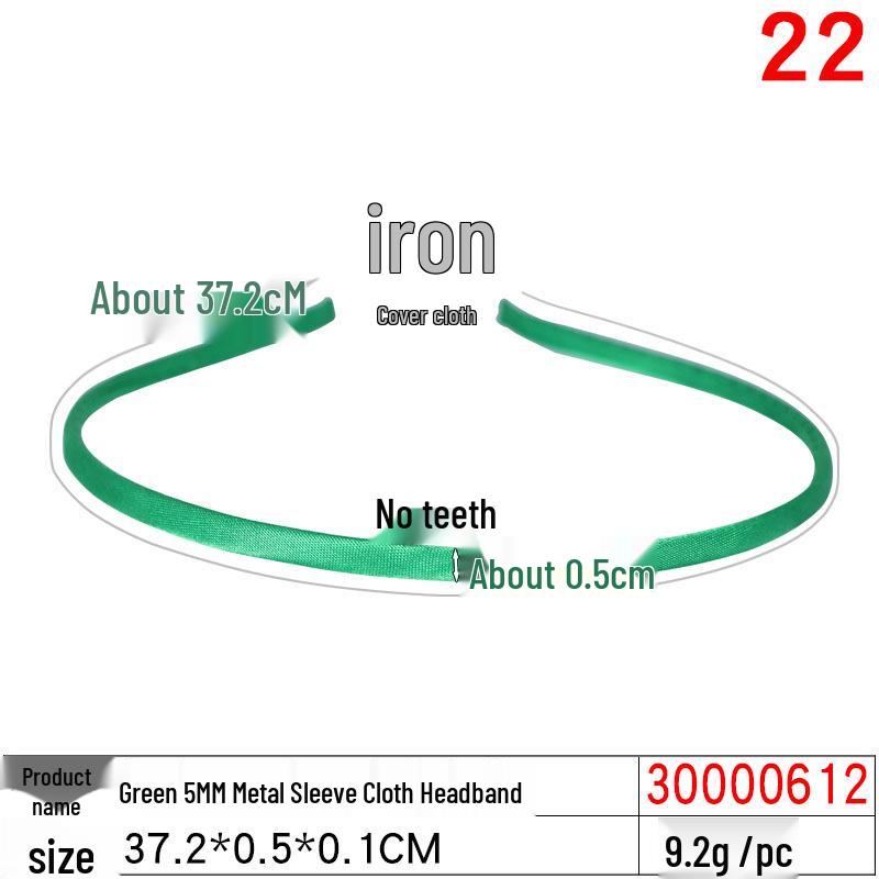 Unisex Invisible Sports Iron Headband - Korean Style Wave Hair Clip.