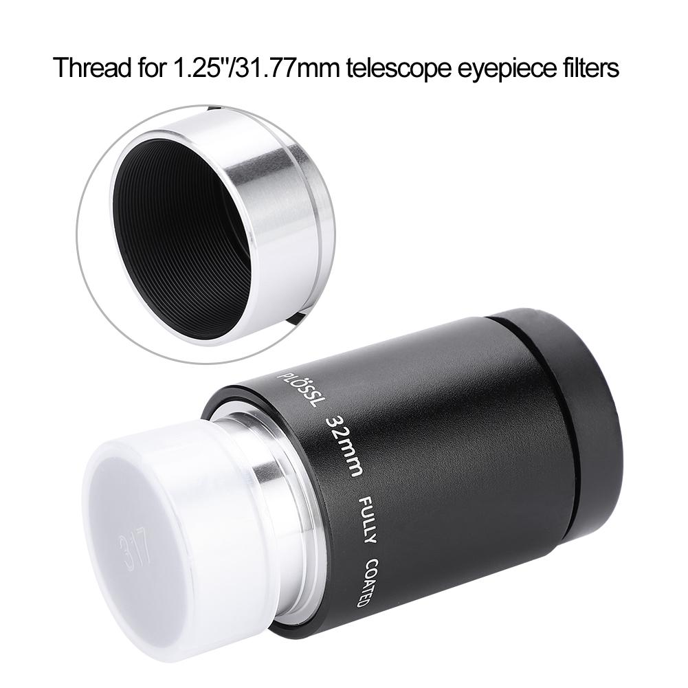 Astronomy Telescope Lens Eyepiece Plossl 32mm with 1.25  Filter Thread