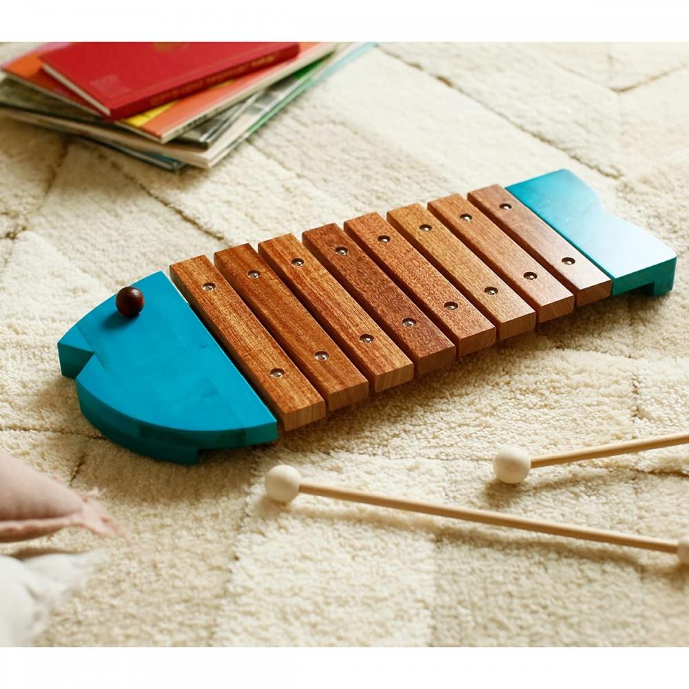 BorneLund Original Fish Xylophone Blue Возраст около полутора лет BZ8000B — фото 3