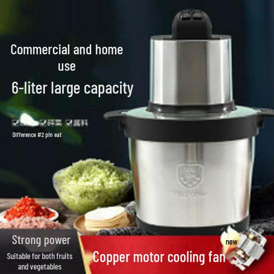Fully Automatic Stainless Steel Electric Meat Grinder & Vegetable Chopper