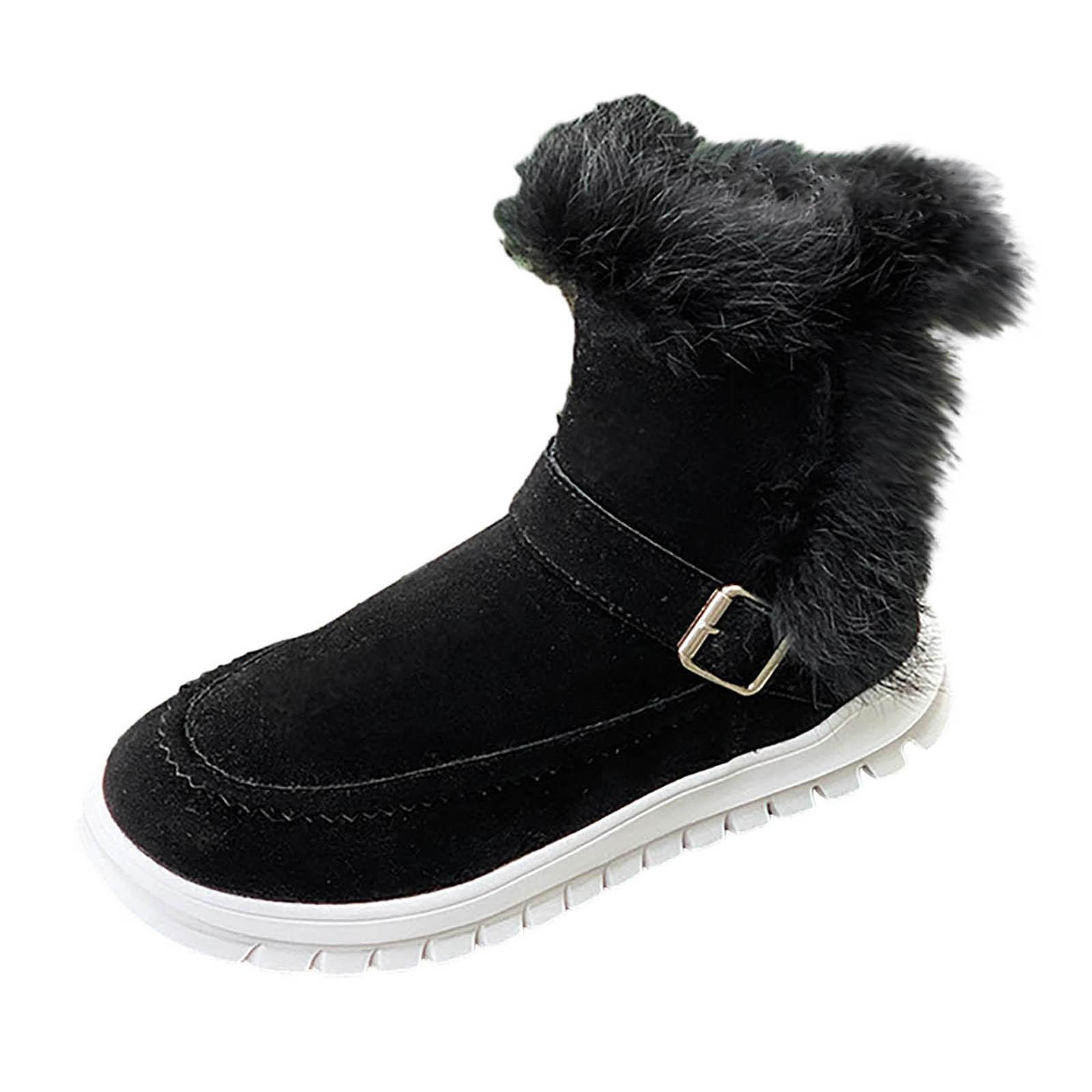 Теплые утолщенные плюшевые зимние сапоги — фото 10