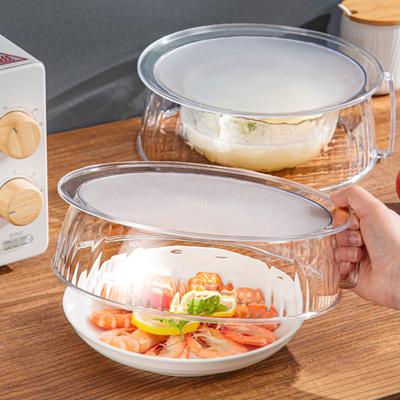Copertura Antischizzo per Microonde con Manico Coperchio Proteggi Cibo Resistente agli Insetti Coperchio per Riscaldare