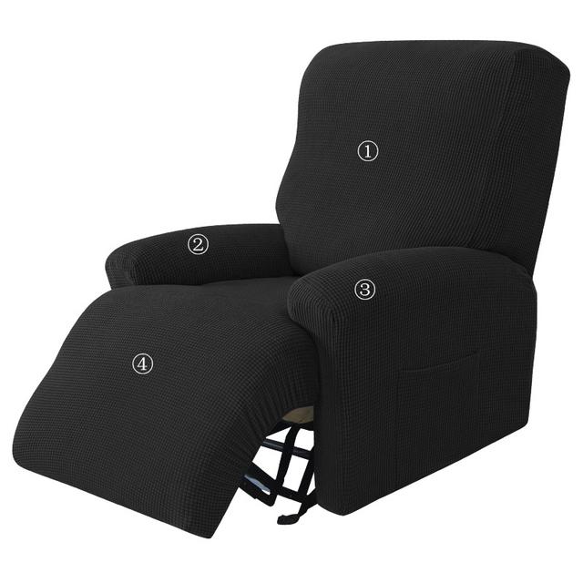 Copertura per Poltrona Reclinabile in Pile Polare Divisa Relax Copertura Completa per Sedia Lazy Boy per Divano Singolo Copridivani