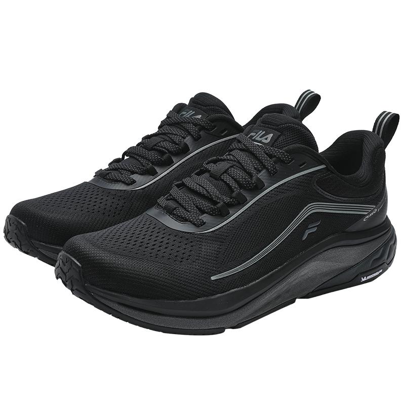 Fila SPD Panther 2 Comfortable Breathable Fabric Low-Top Running Shoes Men Sneaker Black A12M421103FBK