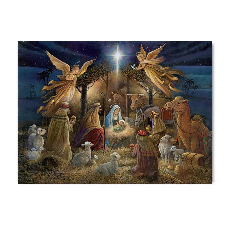Jesus Series Canvas Posters and Prints Christian Wall Art Picture Painting for Living Room Home Decor Wall Painting Gifts