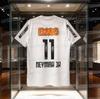 Beach Surfing Summer Classic Santossi Pure Cotton Football Shirt Retro Little Neymar Football Adult Men's Large FamilyMatching
