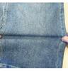 2025 Spring/Summer Front Slit High Waist Denim Midi Skirt - Light Blue, Retro Versatile