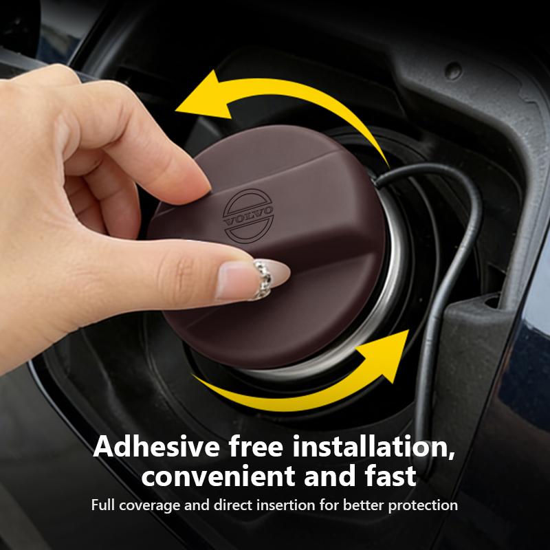 Car Silicone Fuel Tank Cover Protector Anti-Dust Oil Tank Cap For Volvo V50 S60 XC60 S40 XC40 XC90 V60 S80 S90 V70 XC70