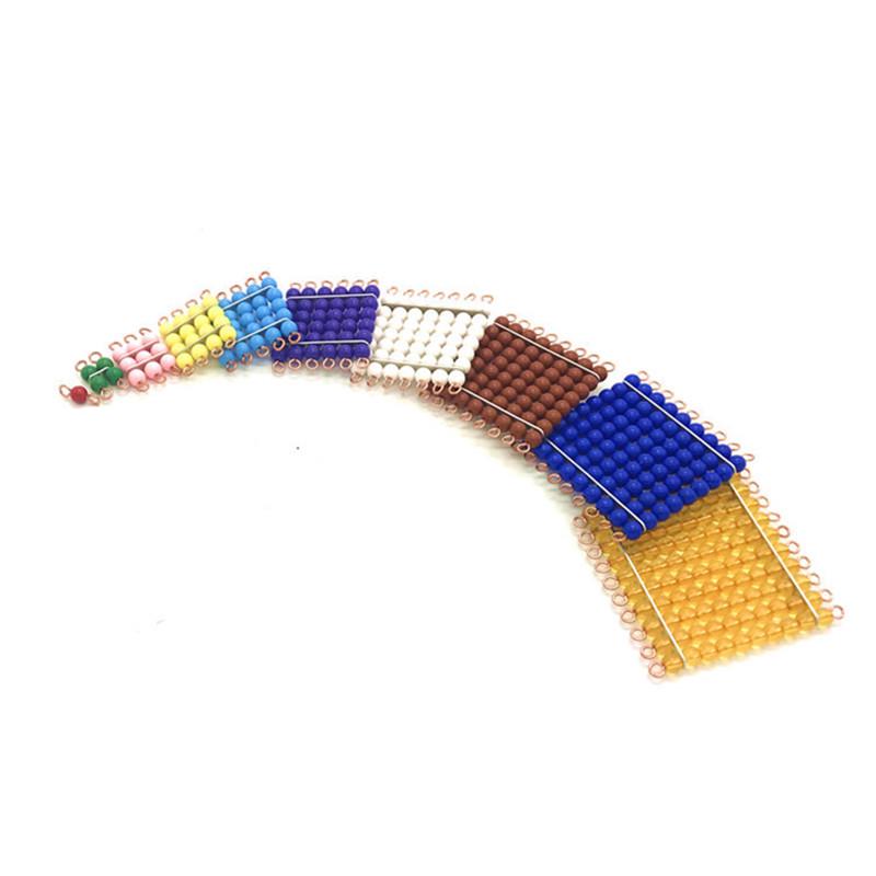 Montessori Colored Beads: Educational Toys for Infants and Toddlers