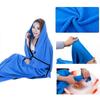 Fleece Sleeping Bag Outdoor Sleeping Inner Liner Equipped Ultra Lightweight Camping Hiking Climbing Essential Warm Dirt Proof