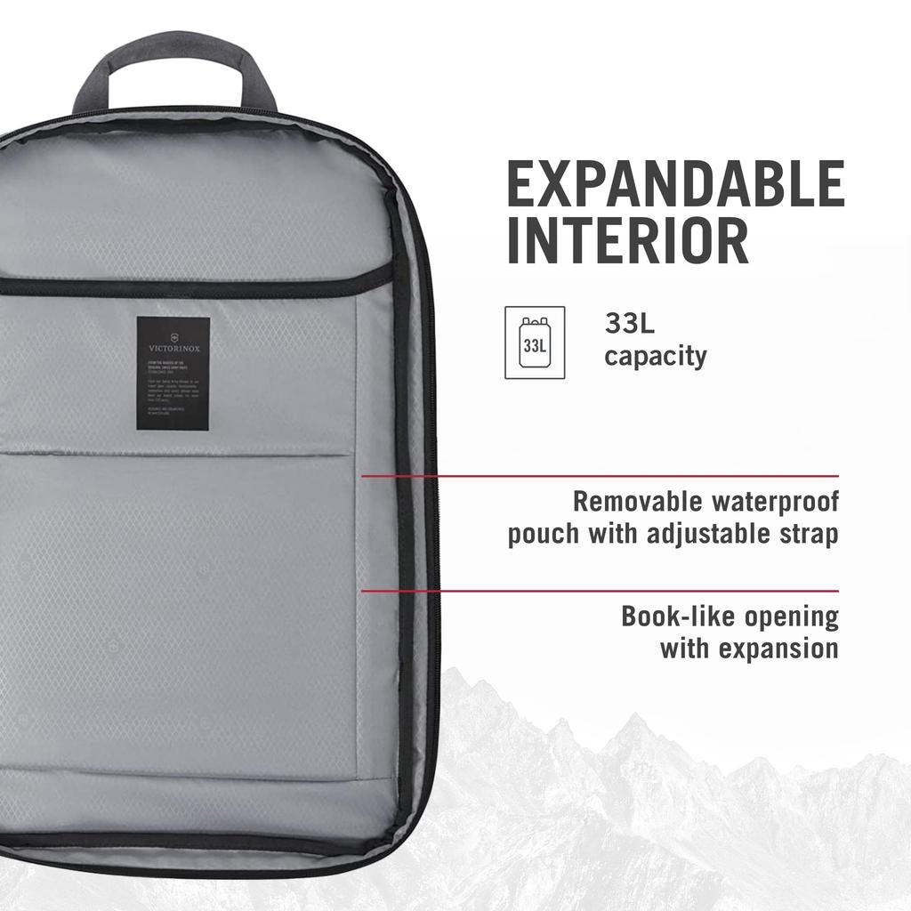 Touring Traveler Backpack That Can Hold a Business Slim Gray 612119 [Victorinox] 2.0 Backpack, 17-inch Laptop, Business, Men's, School, Commuting,