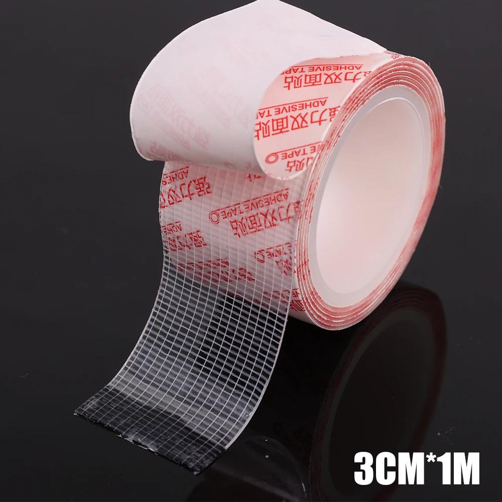 Double-sided Strong Nano Tape Non-slip Transparent Mesh Tapes Waterproof Sticky Strip Heavy-duty Office Home Decoration Tapes