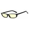 1Pc Women'S Cat Eye Small Frame Y2K Black Glasses 2000S Style Summer Travel Beach Party Holiday Accessories