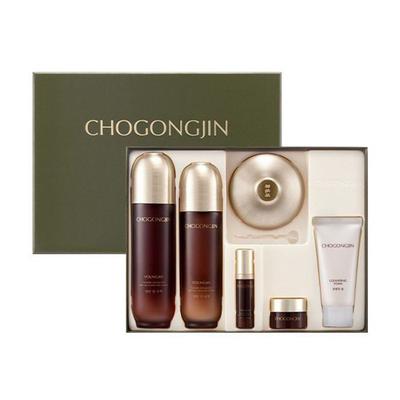 Chogongjin YOUNGAN 3-częściowy zestaw prezentowy, Przeciwstarzeniowy, Przeciwzmarszczkowy, Nawilżający, Kosmetyki koreańskie, Kbeauty, próbka