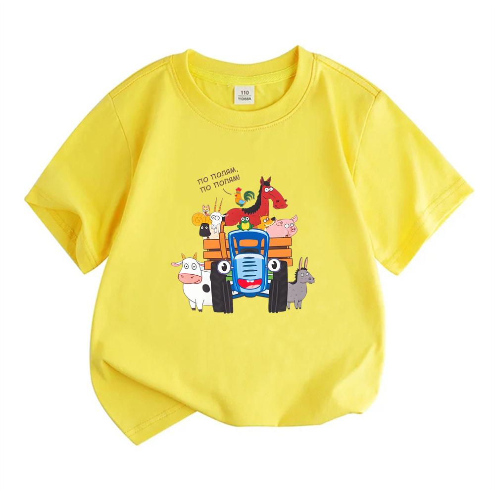 Summer Tshirts Fashion anime print Tops Boys Girls Tee Children Short Sleeve Child Loose Casual Baby Pink Black clothing
