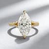Marquise Weißer Diamantring in S925 Silber (8x15mm) - 2025 Klassischer Europäisch-Amerikanischer Stil